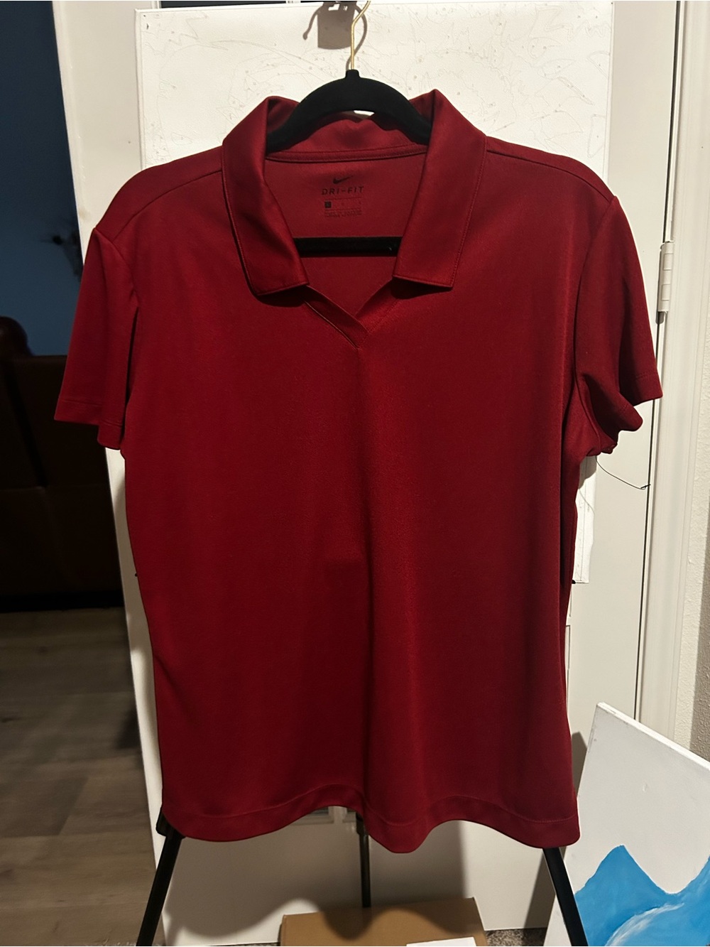 Nike Women's Dri-FIT Polo - Deep Red